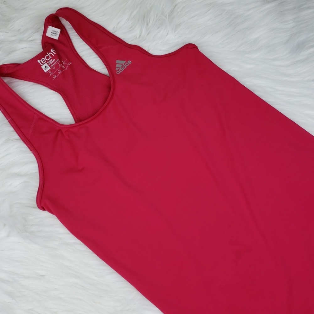 Adidas Tech-fit Running Tank Top Pink